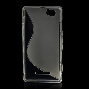  Силиконов гръб ТПУ S-Case за Sony Xperia M C1905 прозрачен